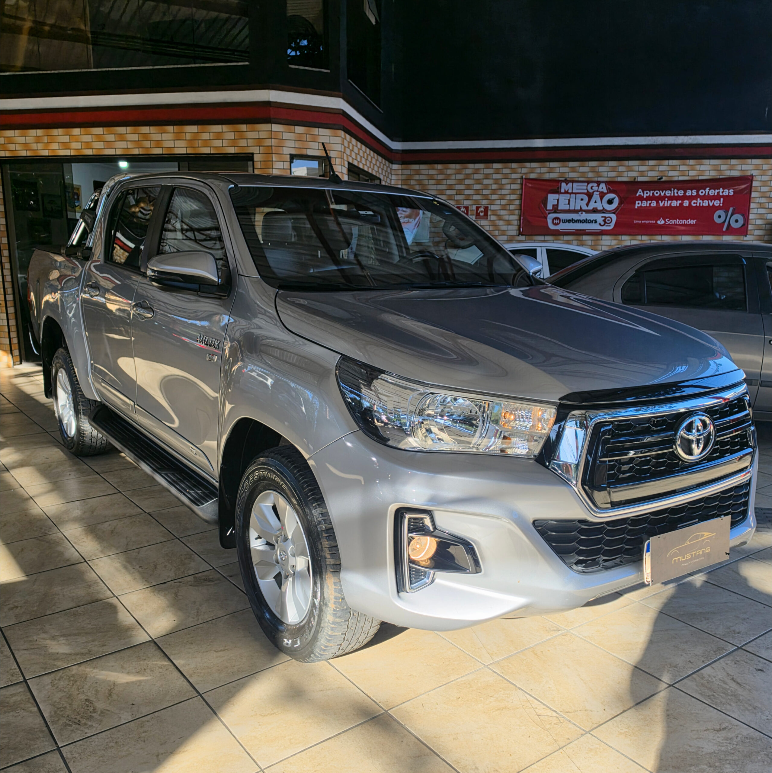 TOYOTA HILUX CD SRV 2.7 FLEX AT 2020 🛡️ BLINDADA - Imagem 8